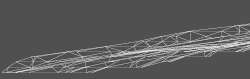 topographie d'un terrain, créée par triangulation des points ou lignes indiquées